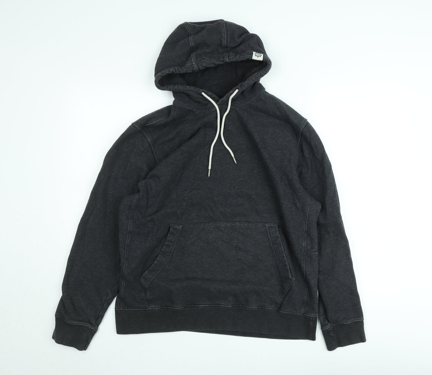 Nike Men's Black Pullover Hoodie Size L Fleece Hooded Sweatshirt