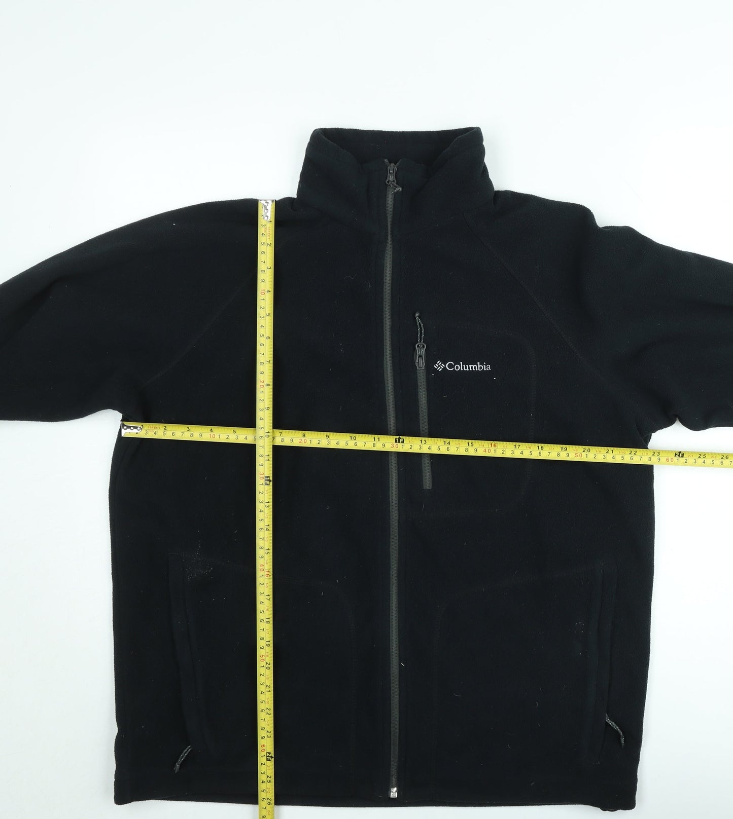 Columbia Men's Black Fleece Full Zip Jacket Size L Outdoor
