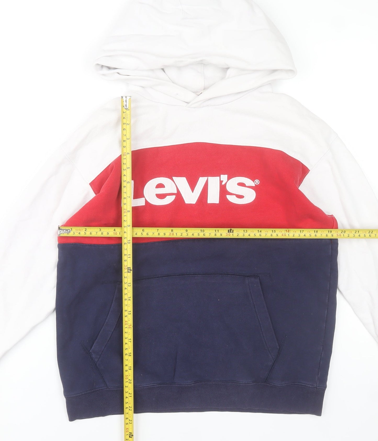 Levi's Men's Multicoloured Small Pullover Hoodie with Logo