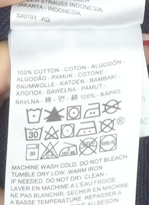 Levi's Men's Multicoloured Small Pullover Hoodie with Logo