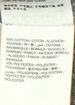 Superdry Men's Grey Pullover Hoodie Size M Vintage Graphic Sweatshirt