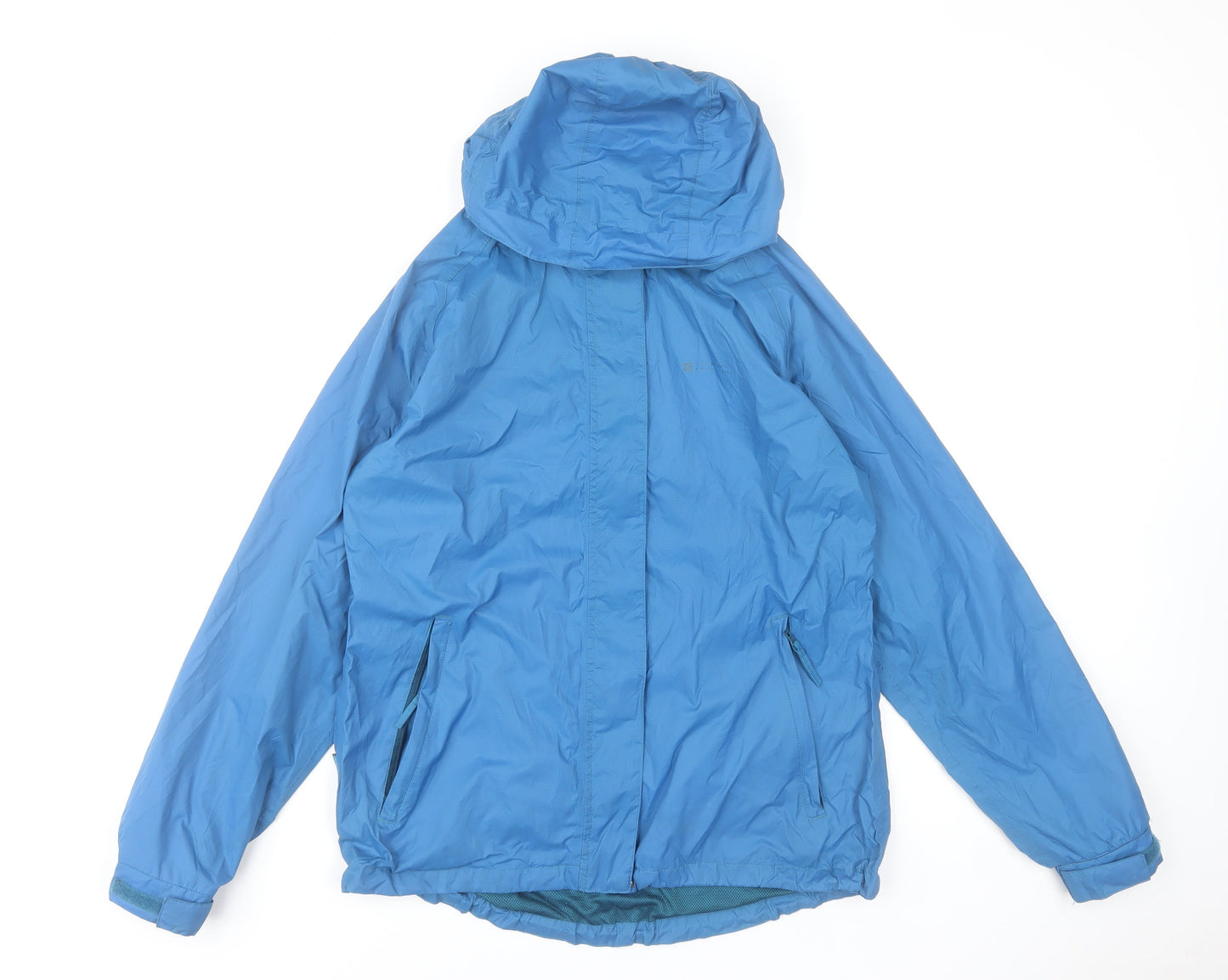 Mountain Warehouse Women Blue Size 14 Waterproof Rain Coat Jacket