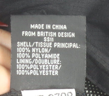 Superdry Men's Black 2XL Windbreaker Nylon Jacket