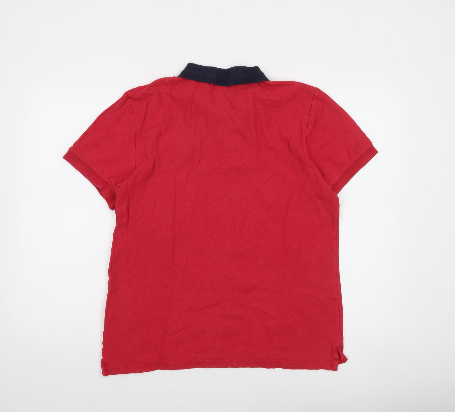 Nike Arsenal Red Men's Large Short Sleeve Polo Shirt Cotton