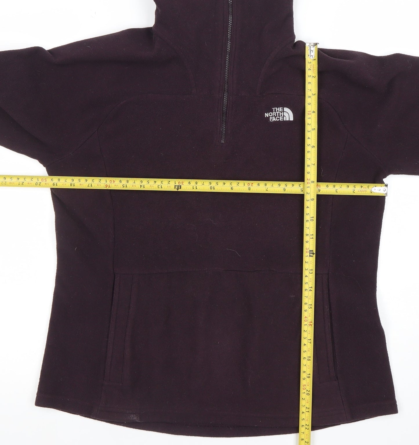 The North Face Women's Purple Fleece Pullover Sweatshirt Size M