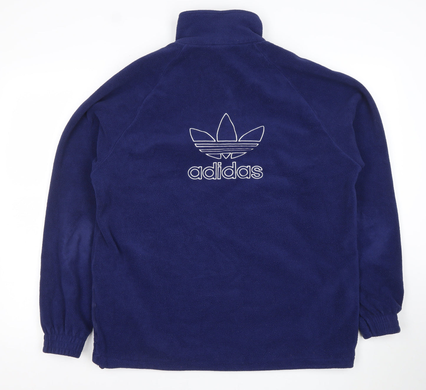 Adidas Men’s Blue Fleece 1/2 Zip Sweatshirt M Pullover Sports Top