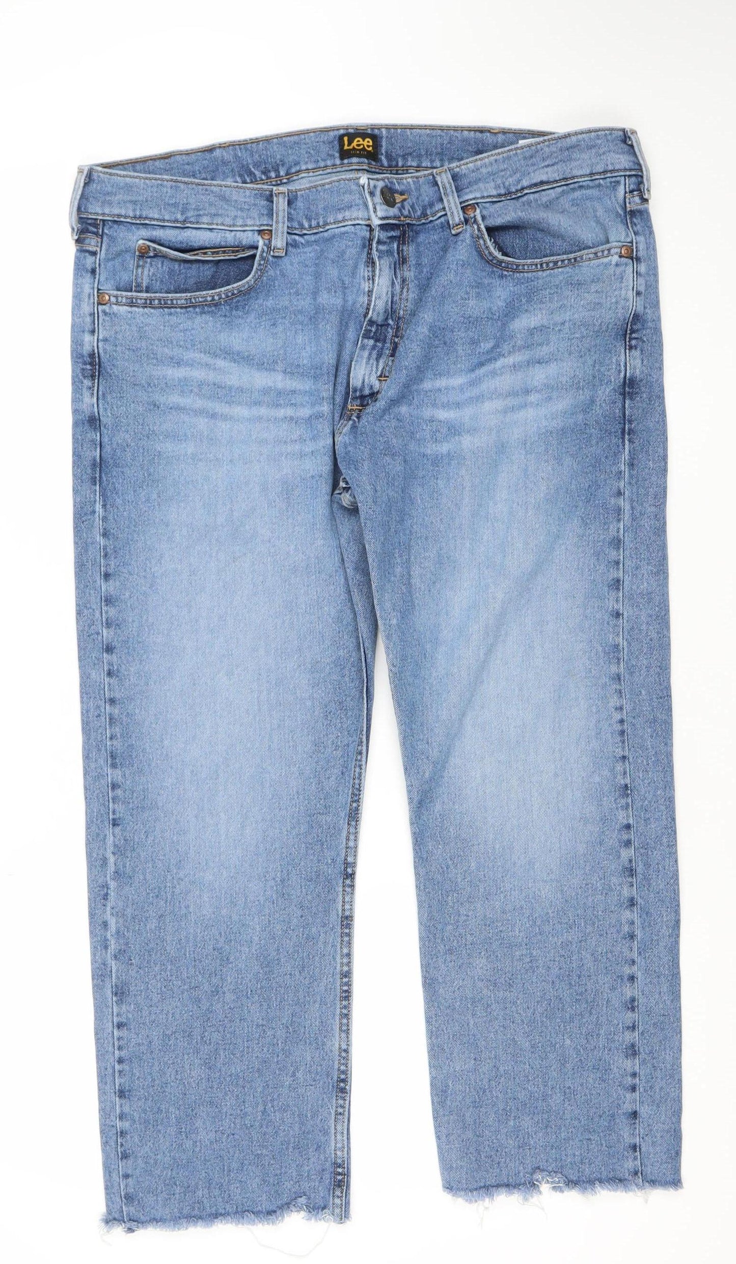 Lee Legendary Slim Fit Men's Blue Denim Jeans W38 L30