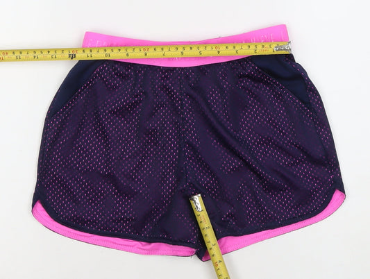 St. Bernard for Dunnes Stores Womens Purple Biker Active Shorts Size 25in Waist