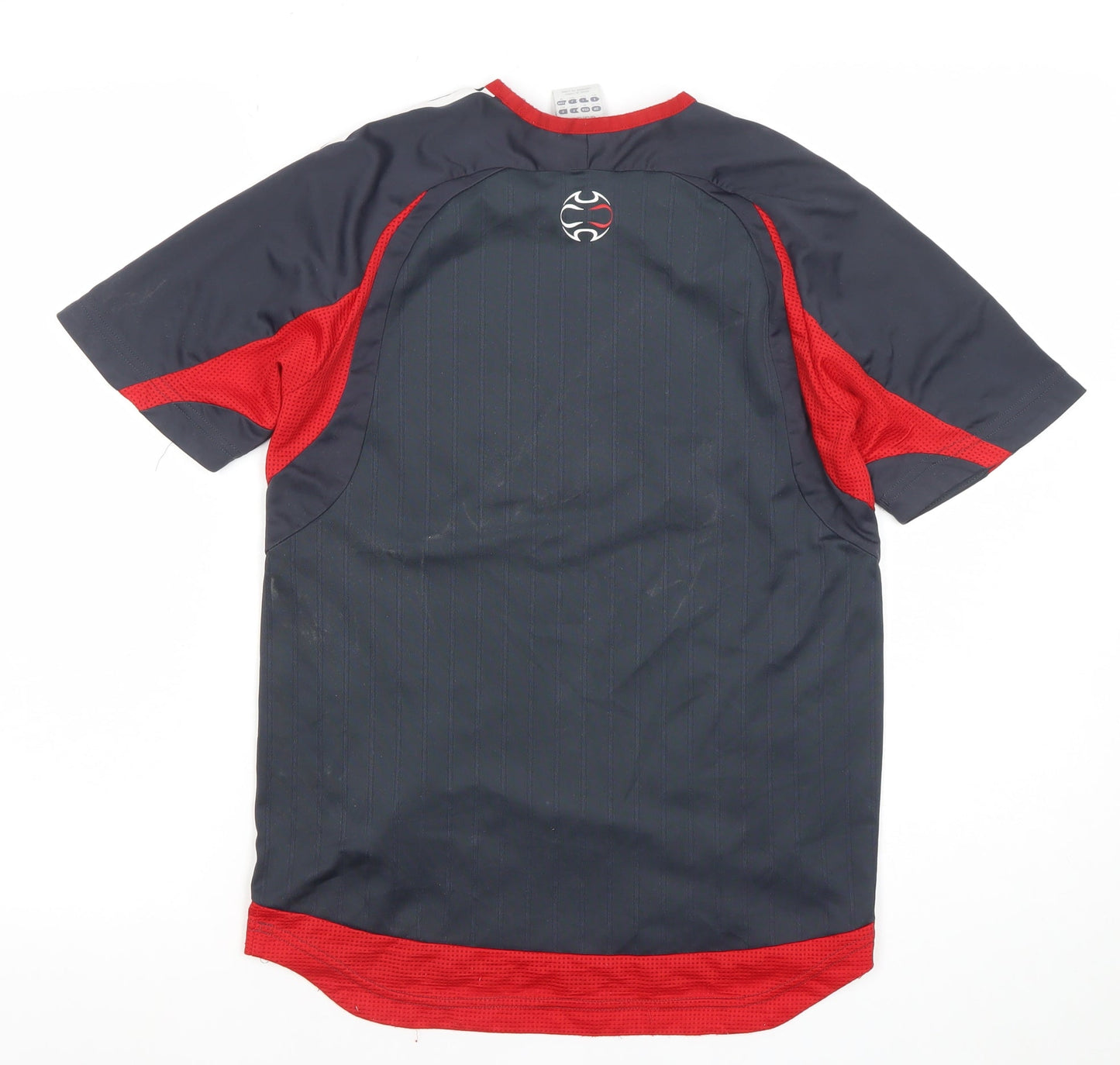 Adidas Boys Black Red Liverpool FC Vintage Football Jersey 11-12 Years