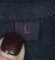 Superdry Men's Blue Pullover Hoodie L Graphic Print Athletic Style