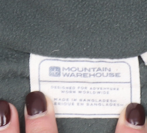 Mountain Warehouse Women Khaki Fleece Pullover Sweatshirt Size L 1/2 Zip