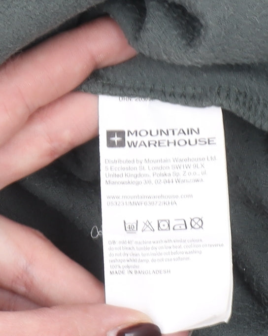 Mountain Warehouse Women Khaki Fleece Pullover Sweatshirt Size L 1/2 Zip