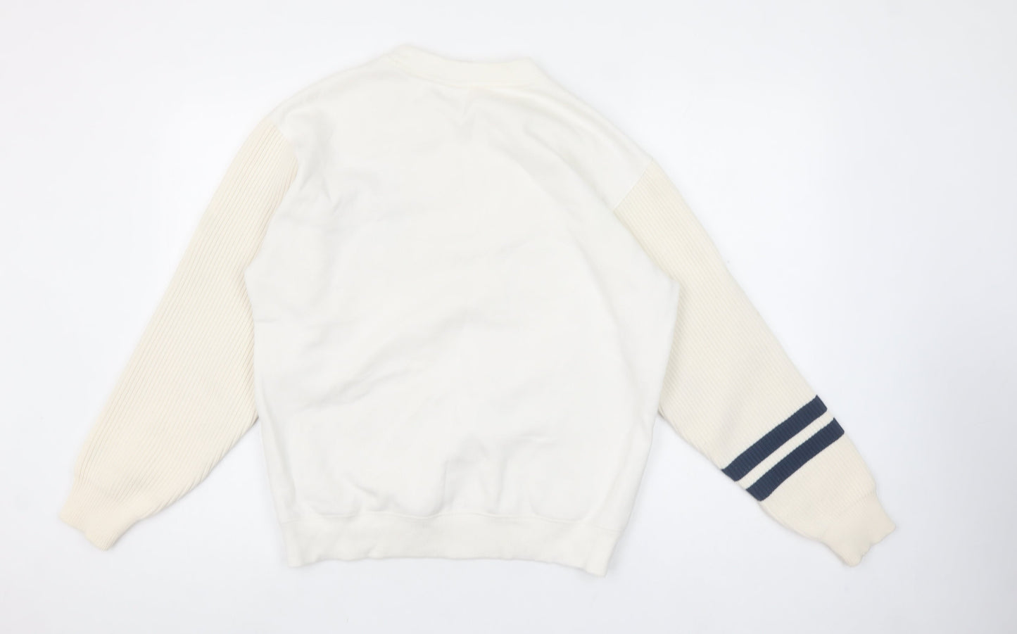 Champion Men's Beige XS Sweatshirt Crew Neck Logo Pullover