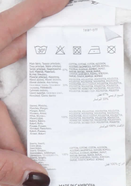 Champion Men's Beige XS Sweatshirt Crew Neck Logo Pullover