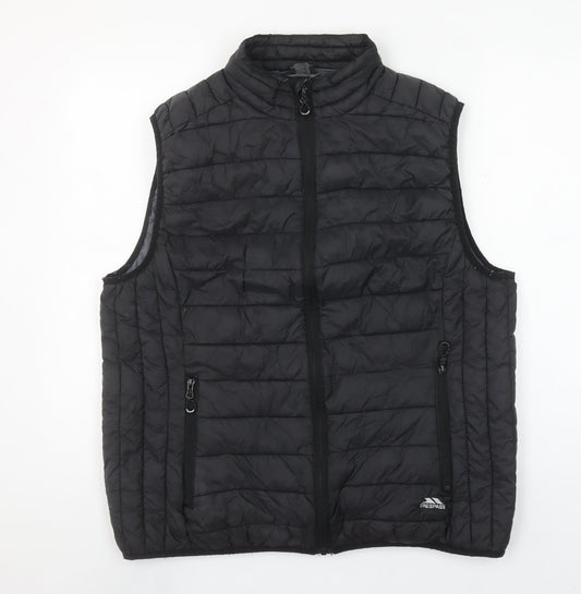 Trespass Mens Black 3XL Padded Puffer Gilet Waistcoat Outdoor