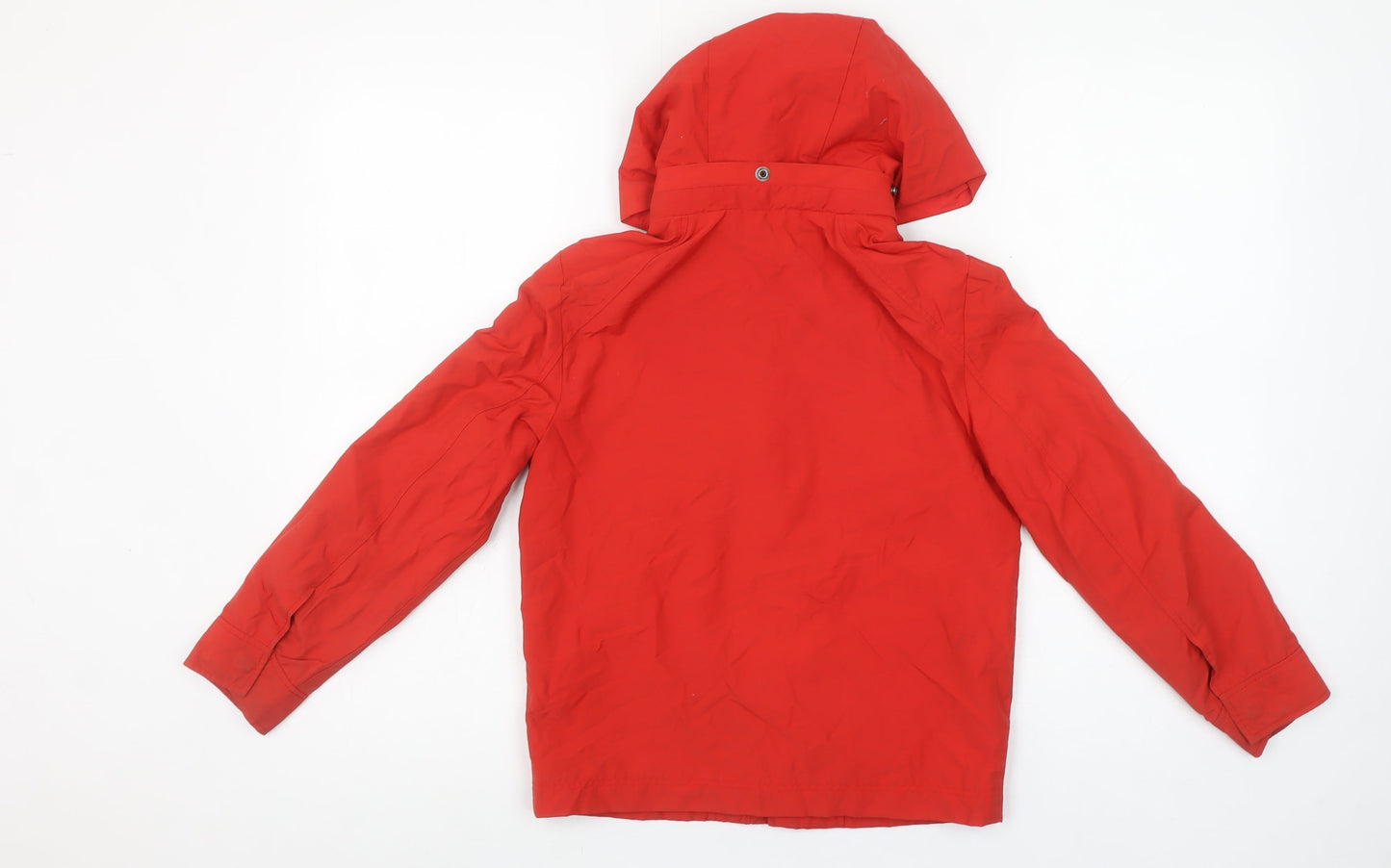 Polo Ralph Lauren Boys Red Hooded Windbreaker Jacket Size 8 Years