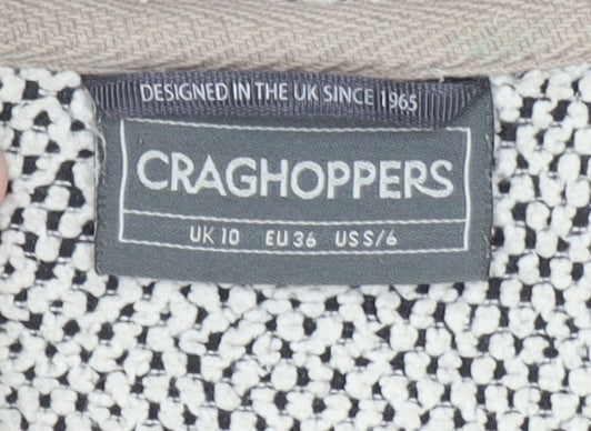 Craghoppers Women’s Grey 1/2 Zip Pullover Fleece UK 10