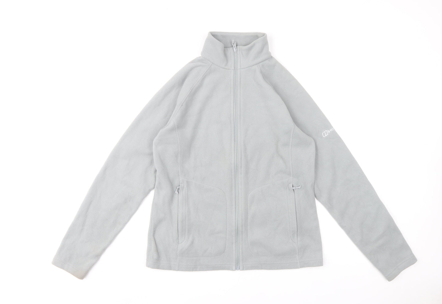 Berghaus Women's Grey Fleece Full Zip Jacket Size 14