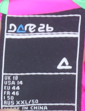 Dare 2b Womens Green Puffer Jacket Size 18 Hooded Lightweight Down