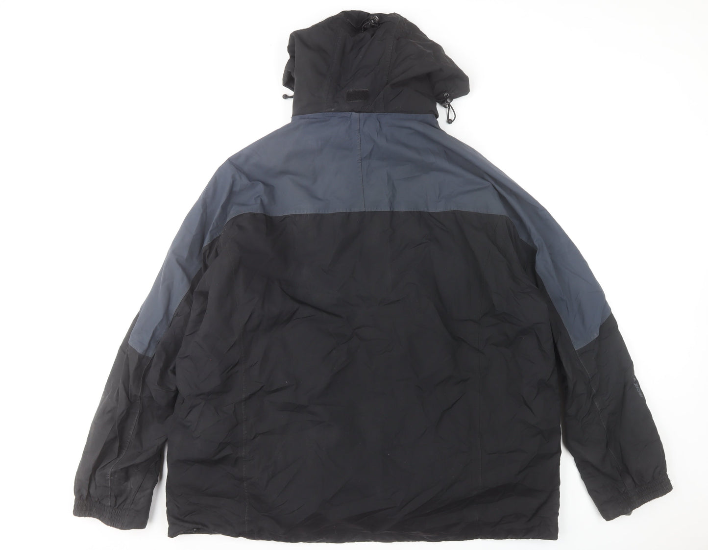 Mountain Warehouse Men's Black XL 3-in-1 Waterproof Hooded Jacket