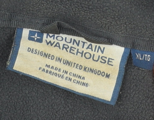 Mountain Warehouse Men's Black XL 3-in-1 Waterproof Hooded Jacket