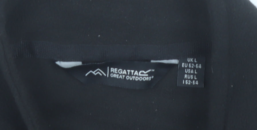 Regatta Men's Black Fleece Bodywarmer Waistcoat Size L Outdoor Vest