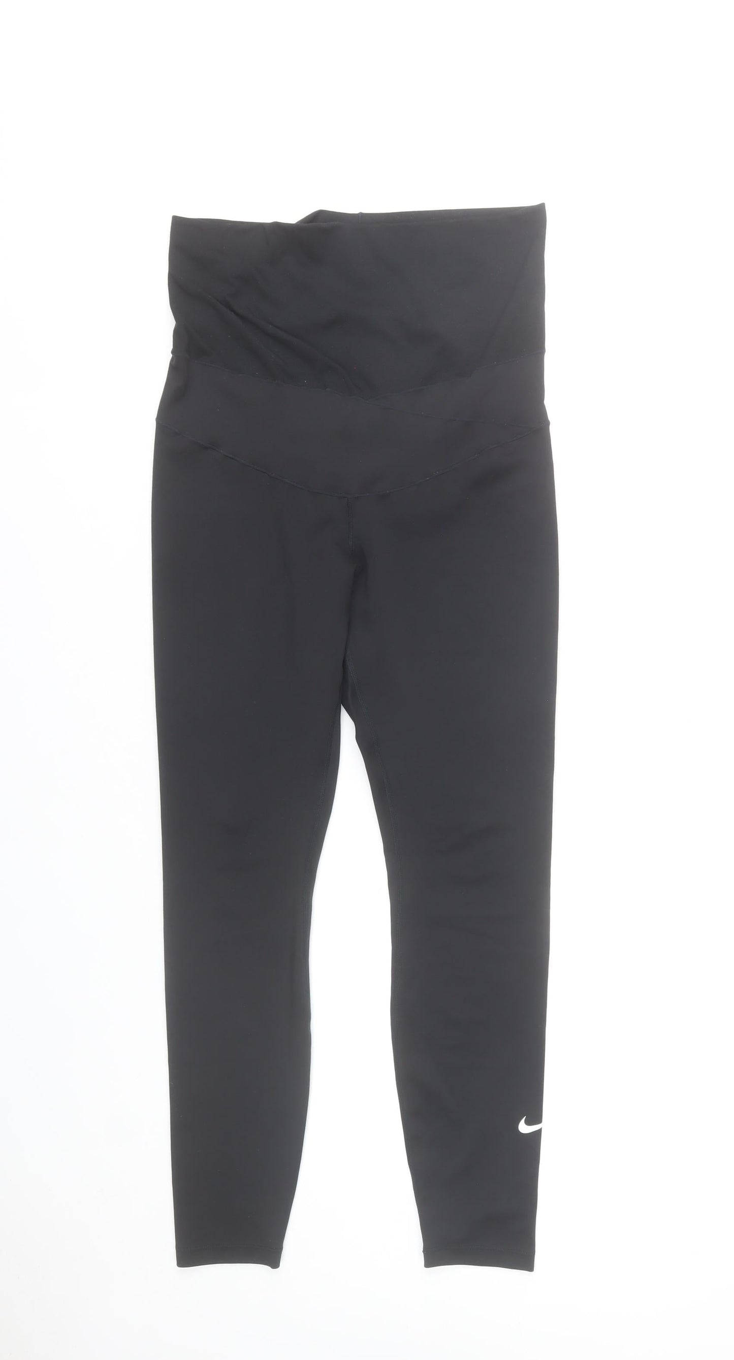 Nike Women's Black Dri-FIT Leggings Size M Slim Fit Activewear