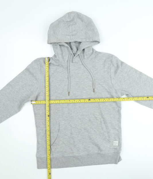 Jack & Jones Men's Grey Pullover Hoodie Size S