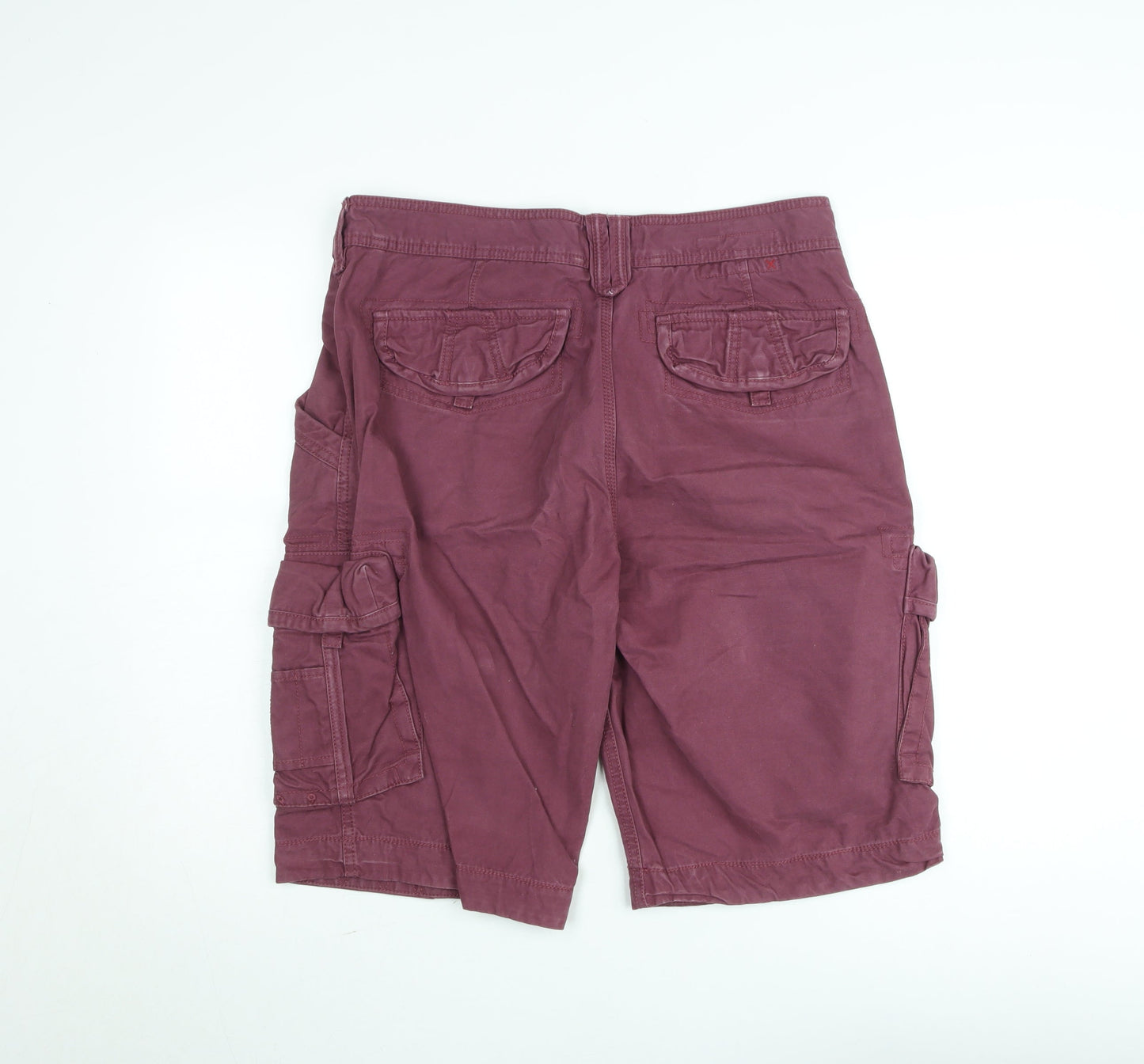 Fat Face Men’s Red Cargo Shorts Size 36 Regular Fit Cotton