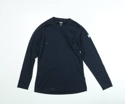 Helly Hansen Men’s Black Long Sleeve Performance Top L Regular Fit