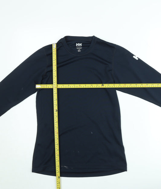 Helly Hansen Men’s Black Long Sleeve Performance Top L Regular Fit