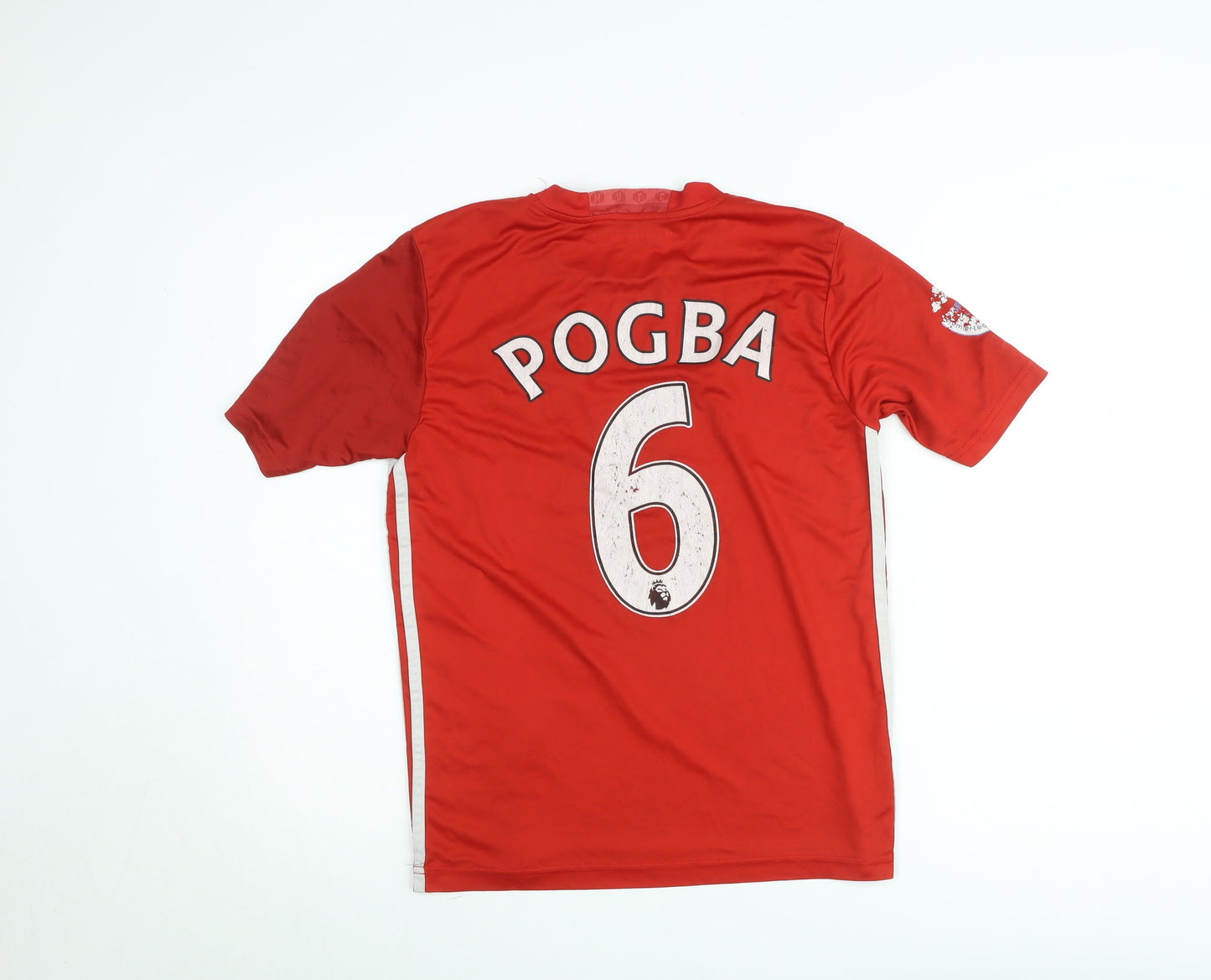 Adidas Men’s Red Manchester United XS ClimaCool Football T-Shirt Pogba #6