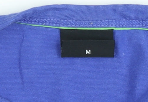 Hugo Boss Men's Blue Cotton Crew Neck T-Shirt Size M