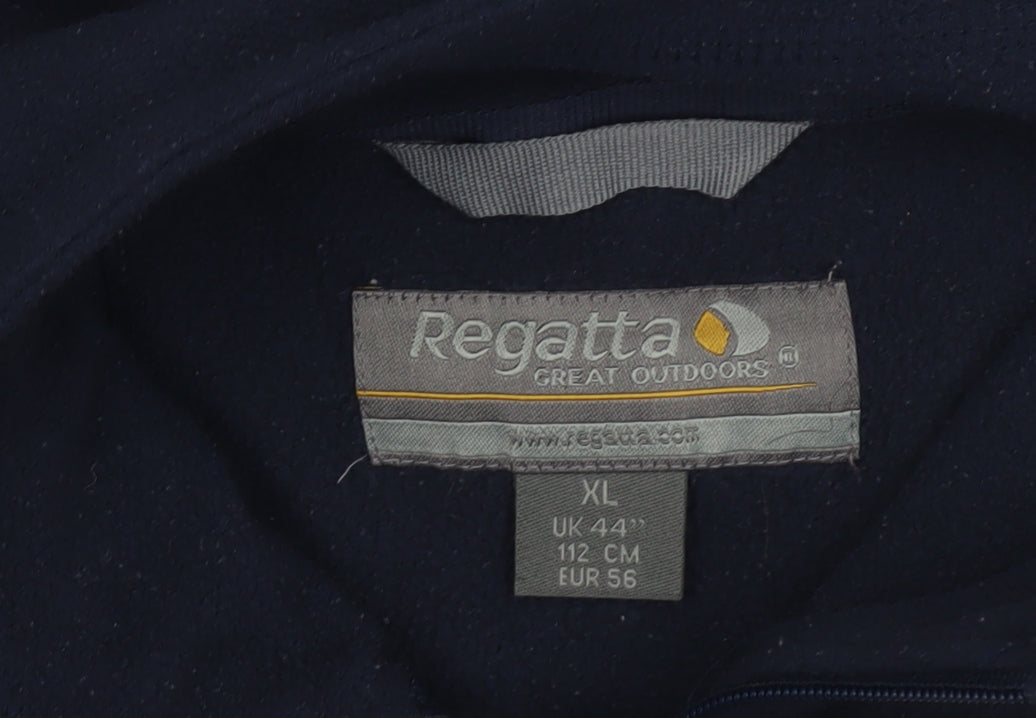 Regatta Men’s Blue Fleece 1/4 Zip Pullover Sweatshirt XL