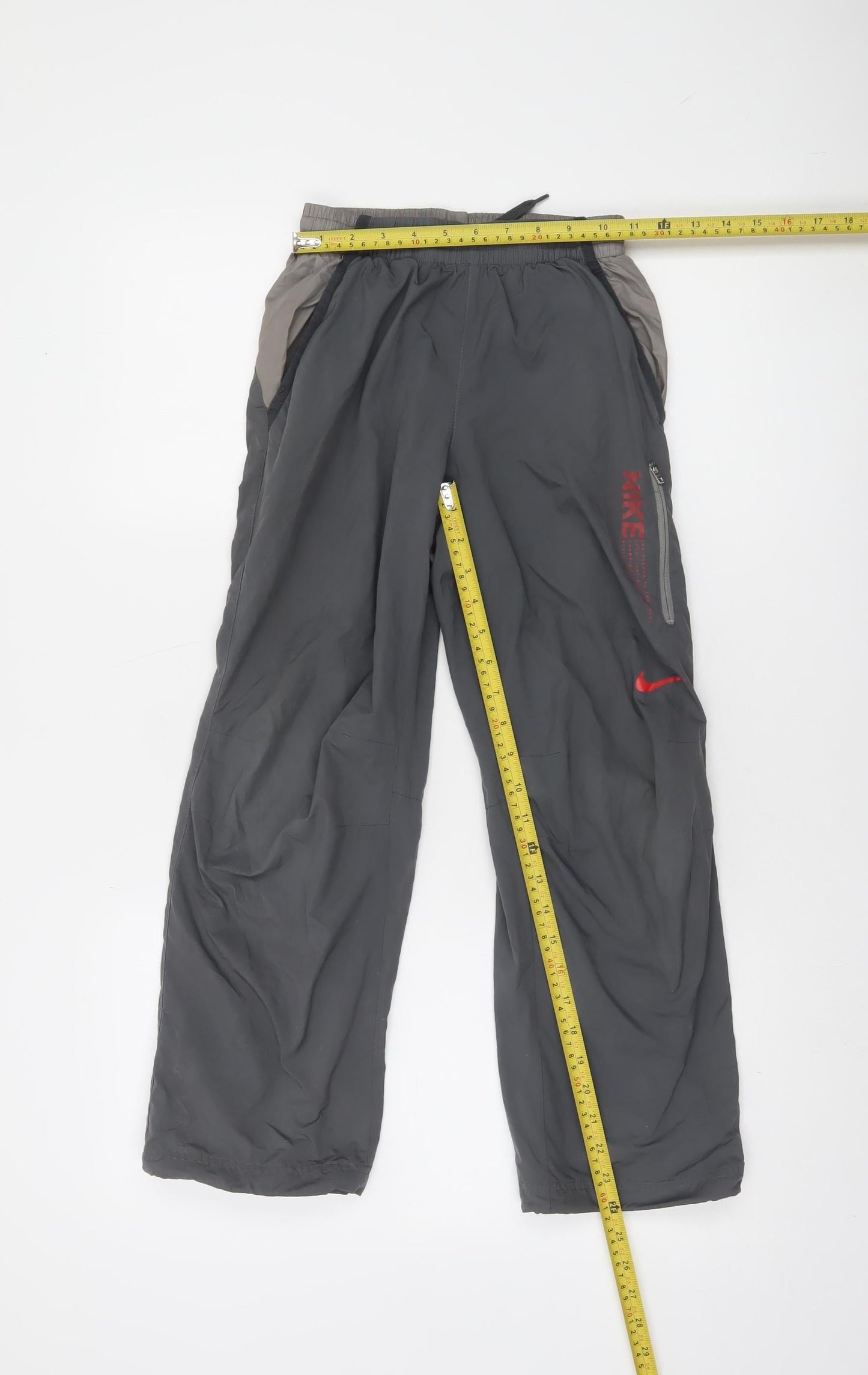 Nike Boys Grey Elastic Waist Lightweight Sports Trousers 8-10 Years
