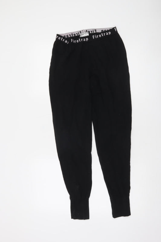 Firetrap Women's Black Jogger Trousers Size 12 Polyester Blend