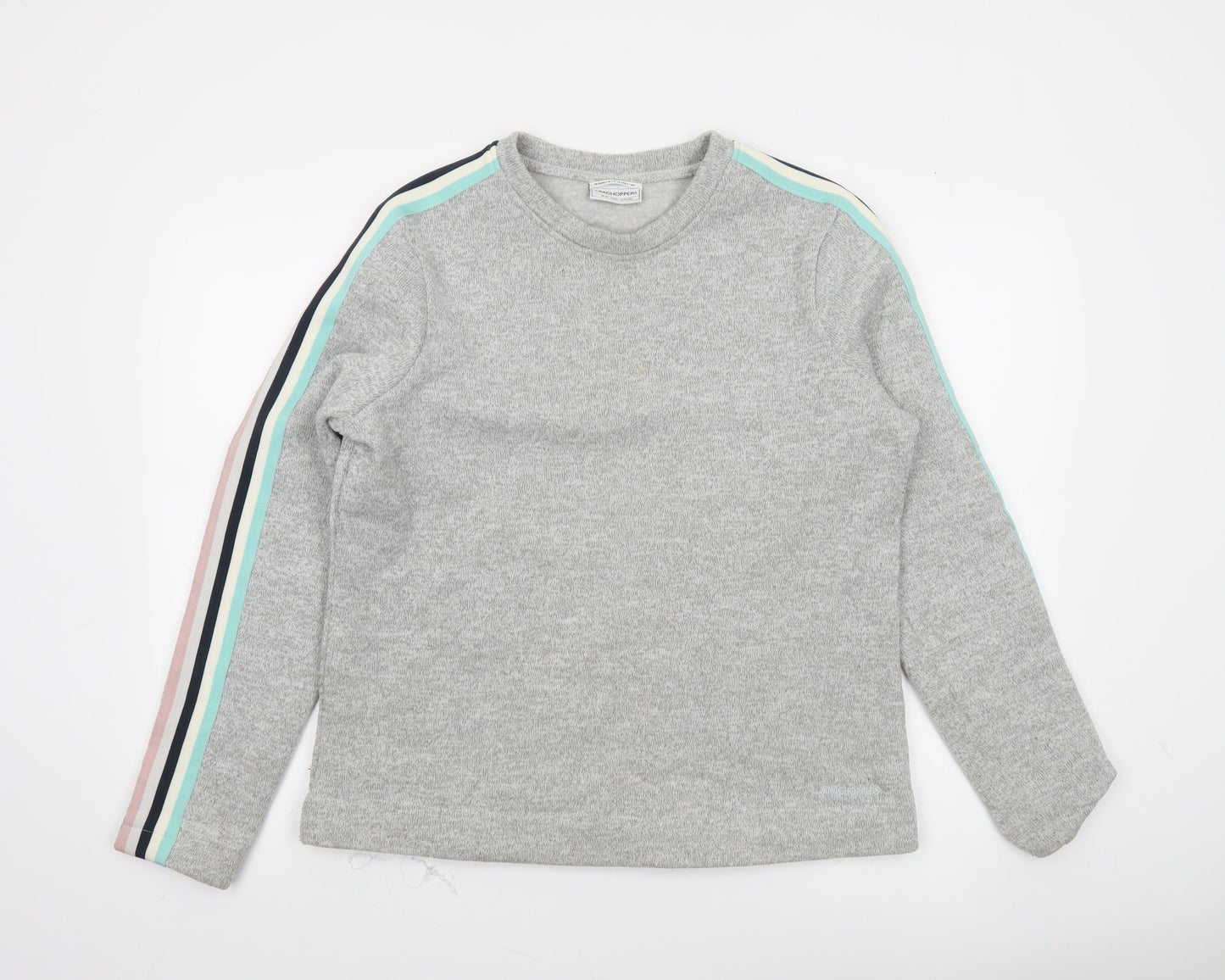 Craghoppers Women Grey Crew Neck Long Sleeve Sweatshirt UK16