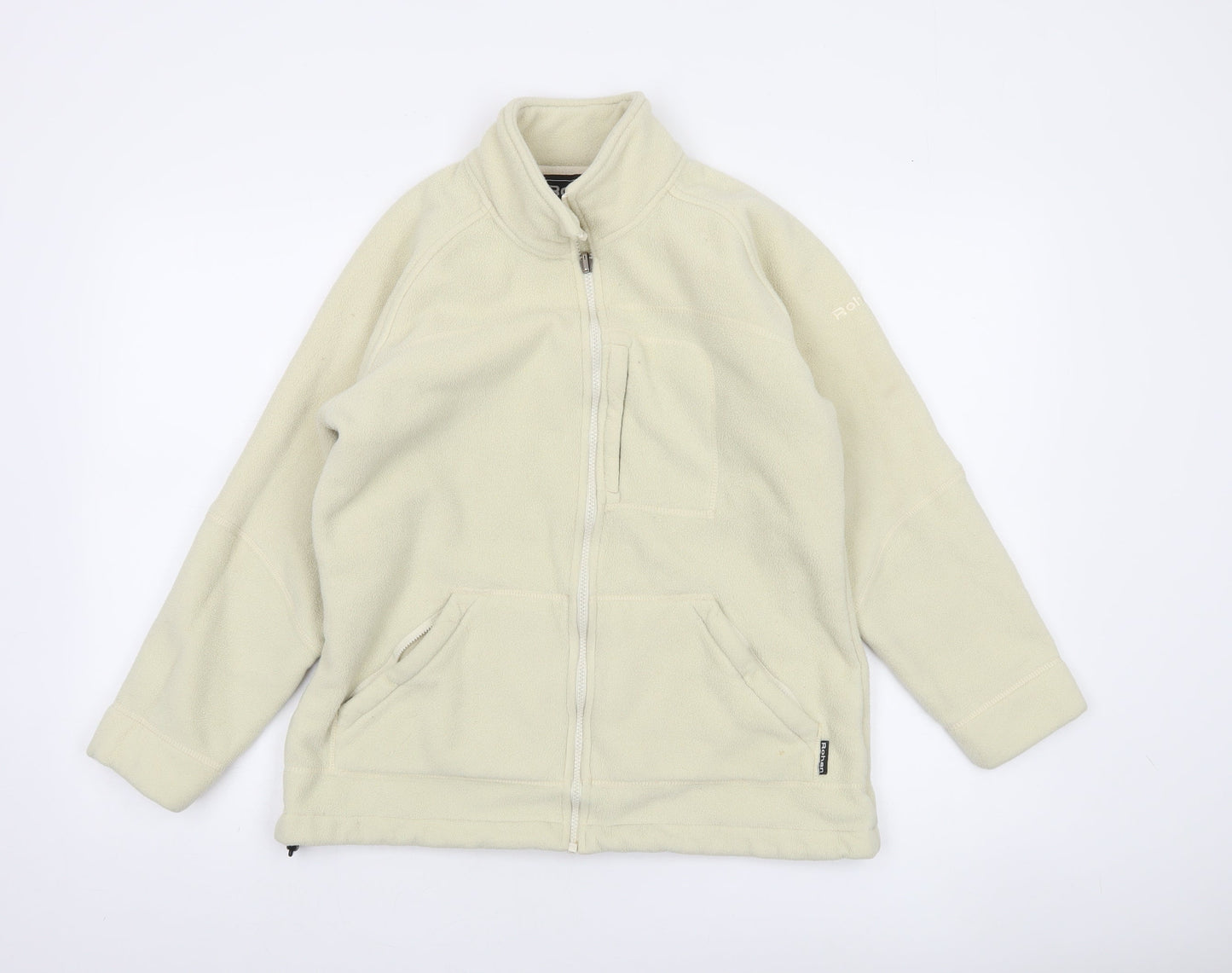 Rohan Womens Ivory Fleece Full Zip Jacket Size M Outdoor Travel