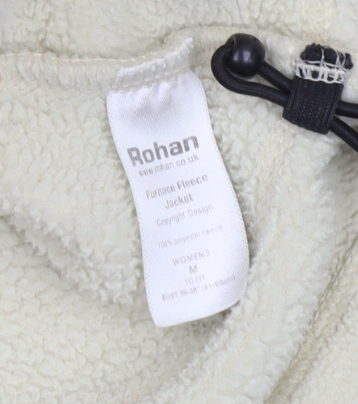 Rohan Womens Ivory Fleece Full Zip Jacket Size M Outdoor Travel