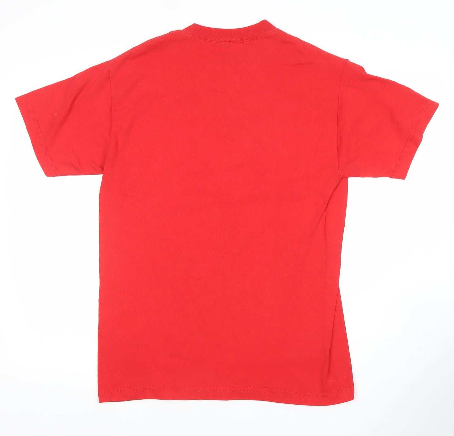 Adidas Chicago Bulls Red Crew Neck Men's Medium Graphic T-Shirt