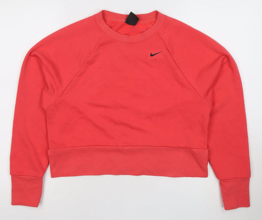 Nike Dri-Fit Women's Coral XS Pullover Sweatshirt