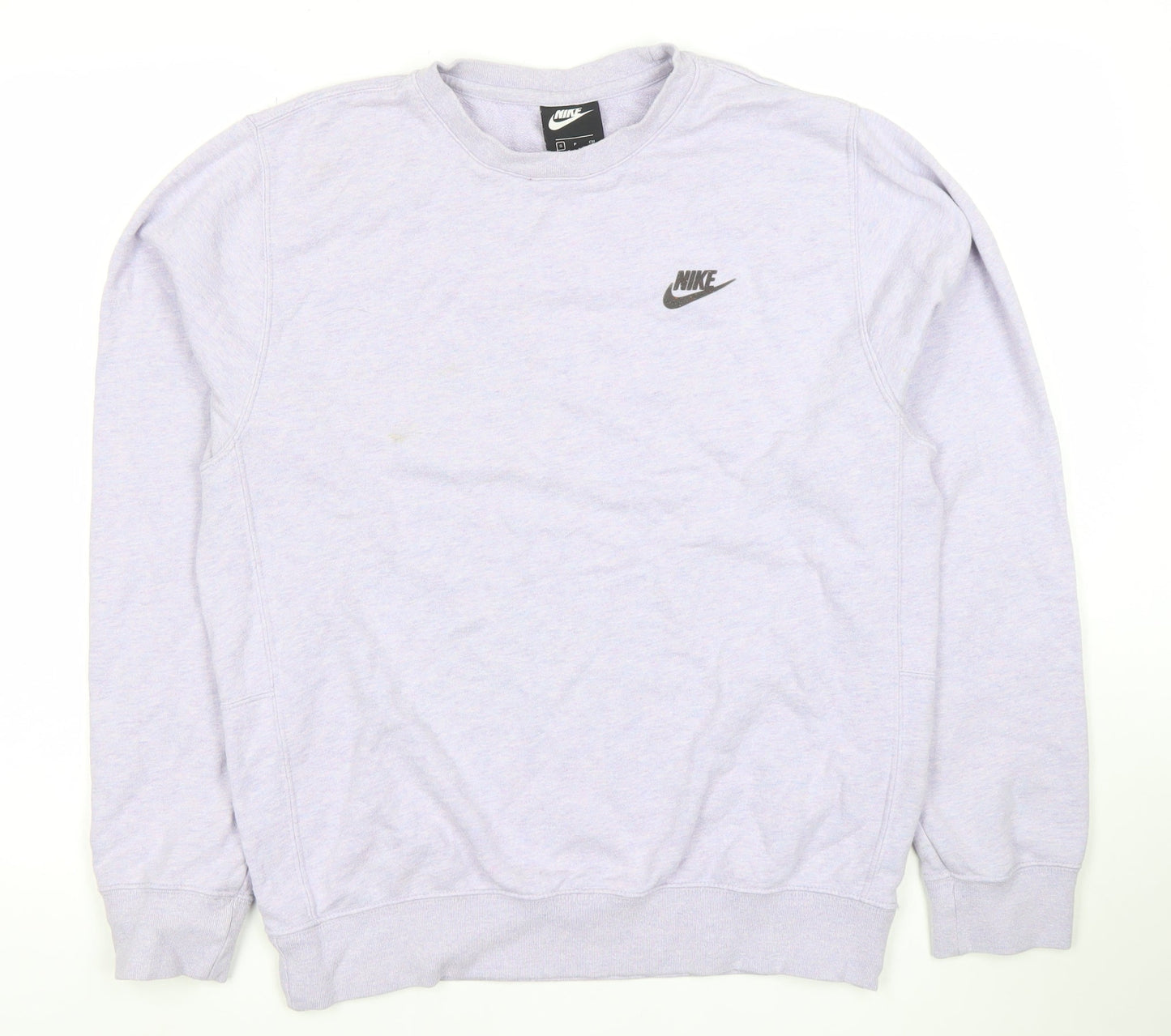 Nike Womens Lilac Crew Neck Long Sleeve Sweatshirt Size S