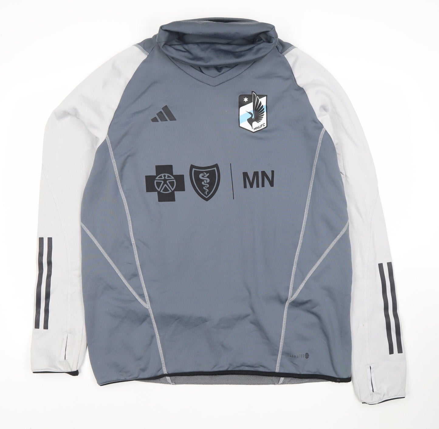 adidas Mens Grey XXL Pullover Athletic Training Sweatshirt