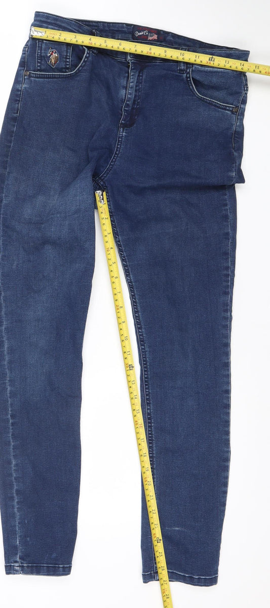 U.S. Polo Assn. Women's Blue Skinny Denim Jeans Size 14