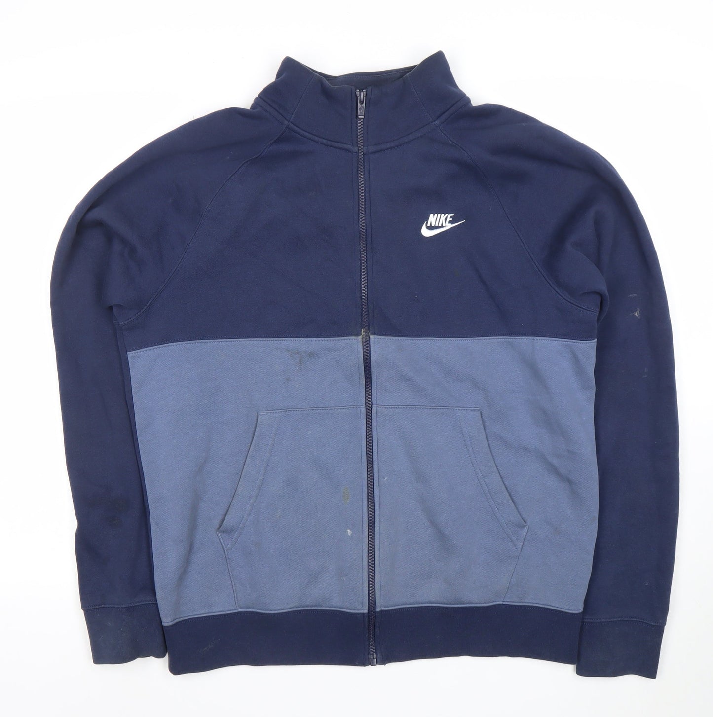 Nike Men's Blue Full Zip Sweatshirt Jacket M