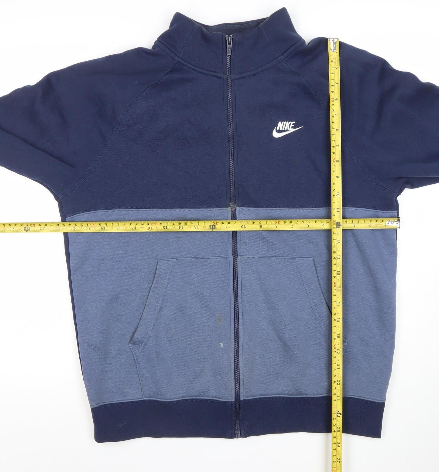 Nike Men's Blue Full Zip Sweatshirt Jacket M