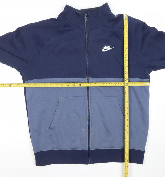 Nike Men's Blue Full Zip Sweatshirt Jacket M