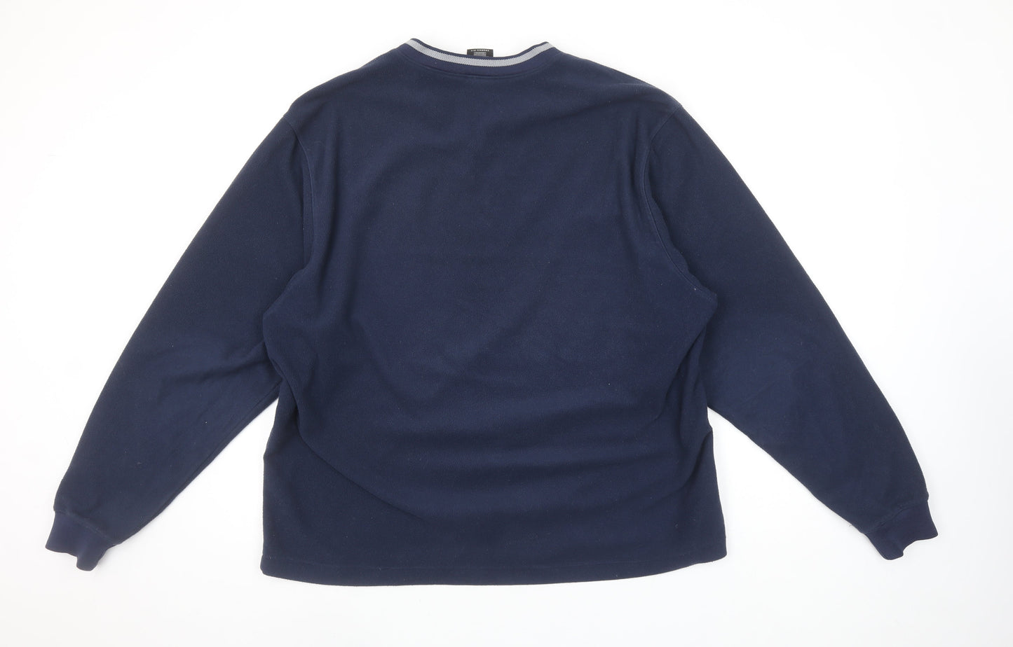 Nike Men's Blue V-Neck Therma-Fit Fleece Sweatshirt Size M