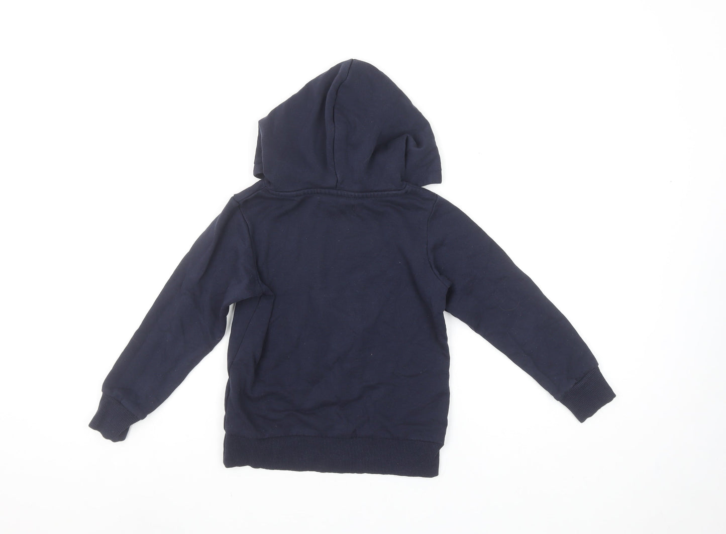 Jack & Jones Boys Navy Blue Pullover Hoodie Size 6 Years Cotton Blend