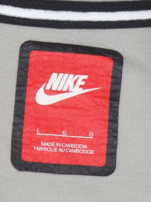 Nike Men's Grey Full Zip Hoodie Size L Regular Fit